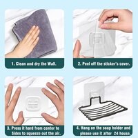 Metal Soap Dish Wall Mounted Soap Holder