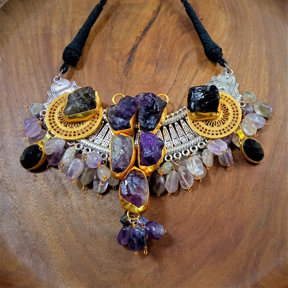 Handmade Beaded Necklaces Set - Color: All Color