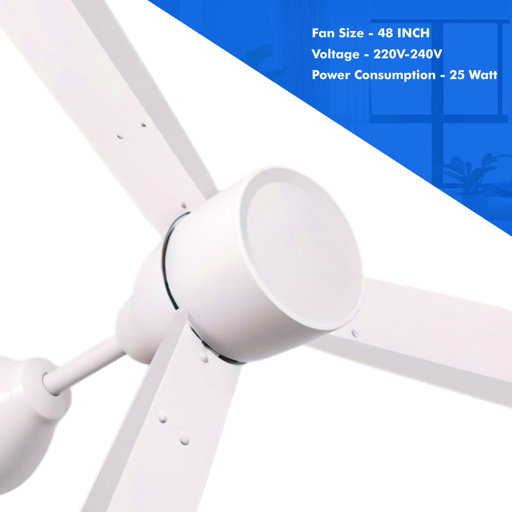 BLDC Fan with LED Aluminum with Remote - 48 INCH - BLDC Ceiling fan - TEJAS/EL/Fan/11