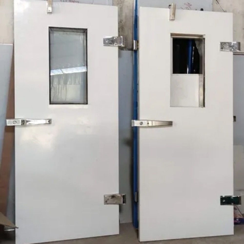 Cold Room Door - Wooden 30mm Thickness, Color Coated White Finish | Ideal For Cold Room Applications, Durable Design, Excellent Insulation
