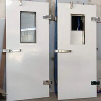 Cold Room Door - Wooden 30mm Thickness, Color Coated White Finish | Ideal For Cold Room Applications, Durable Design, Excellent Insulation