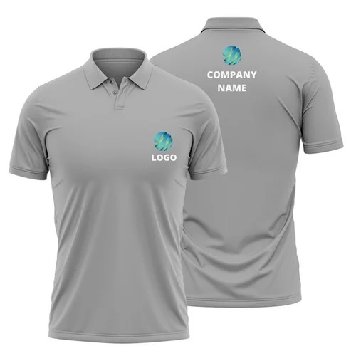 Printed Customized T Shirt Polyester - Color: White
