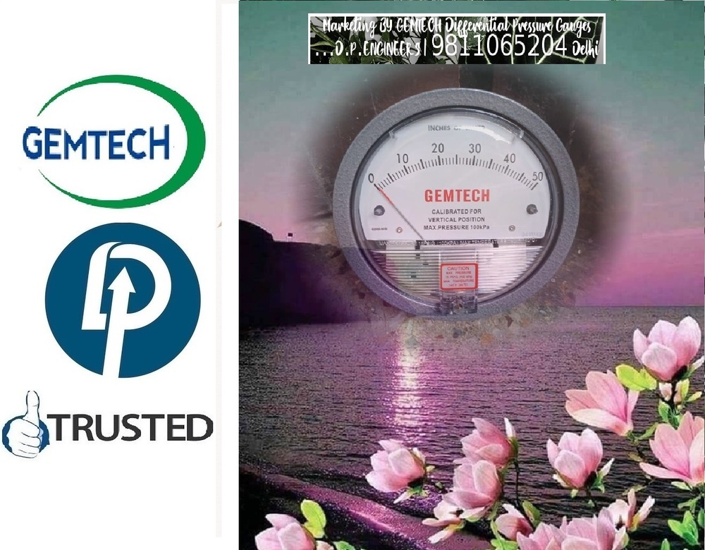 Gemtech Differential Pressure Gauges Dealers From Anna Nagar at 5310.00 ...