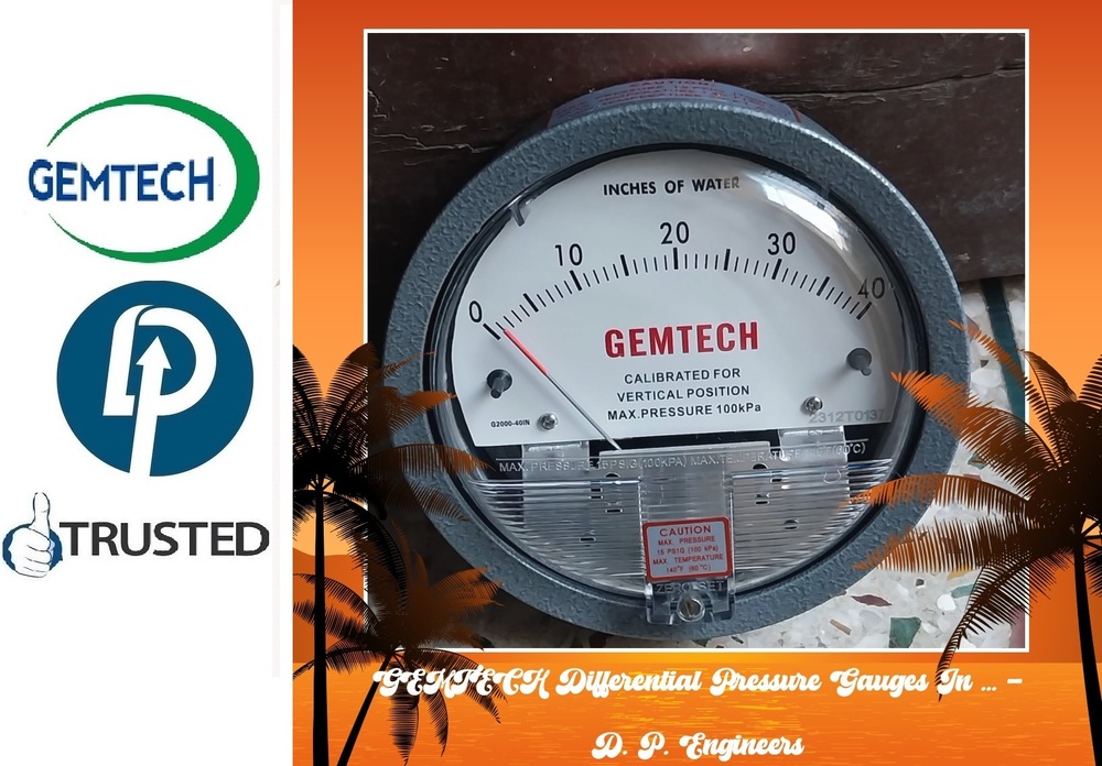 GEMTECH Differential Pressure Gauges Dealers from Anna Nagar