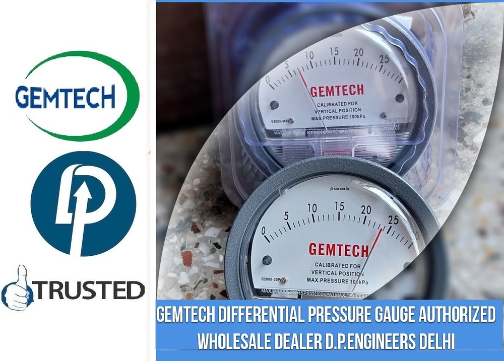 GEMTECH Differential Pressure Gauges Dealers from Anna Nagar