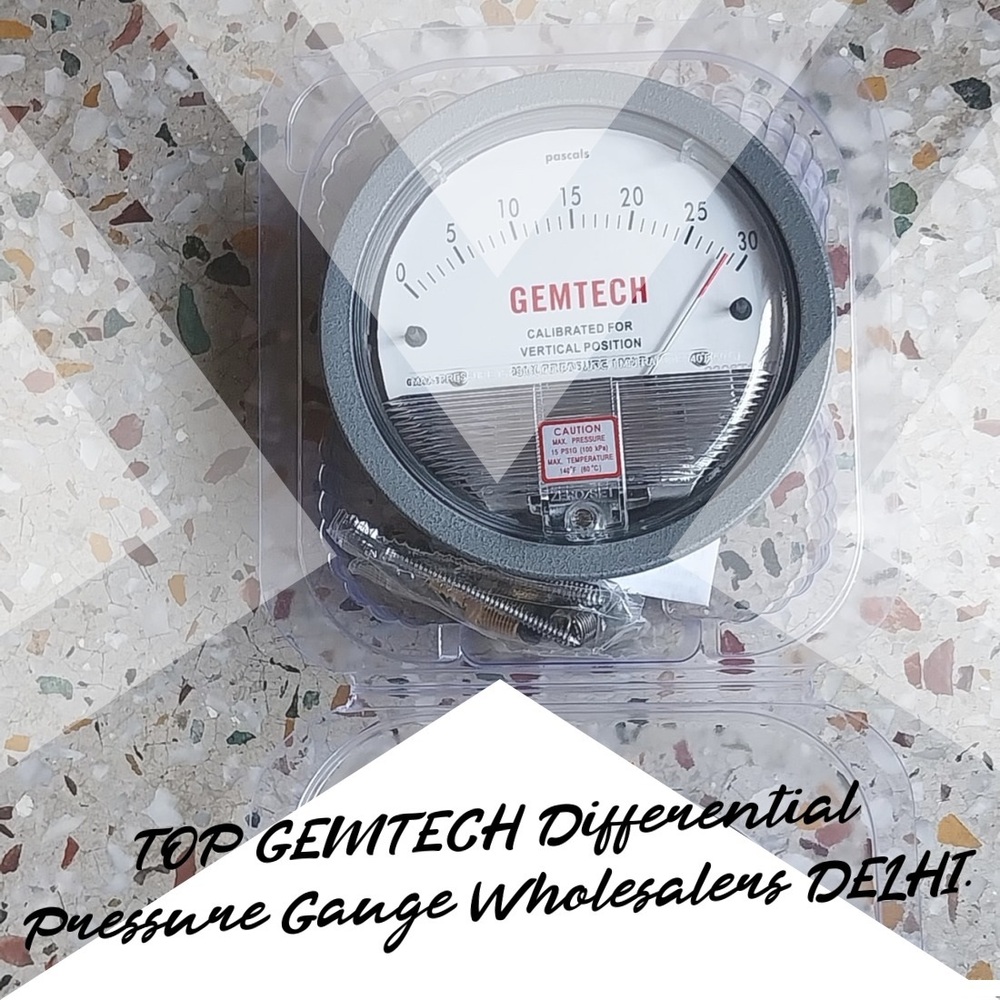 GEMTECH Differential Pressure Gauge In Murbad Industrial Area Maharashtra India