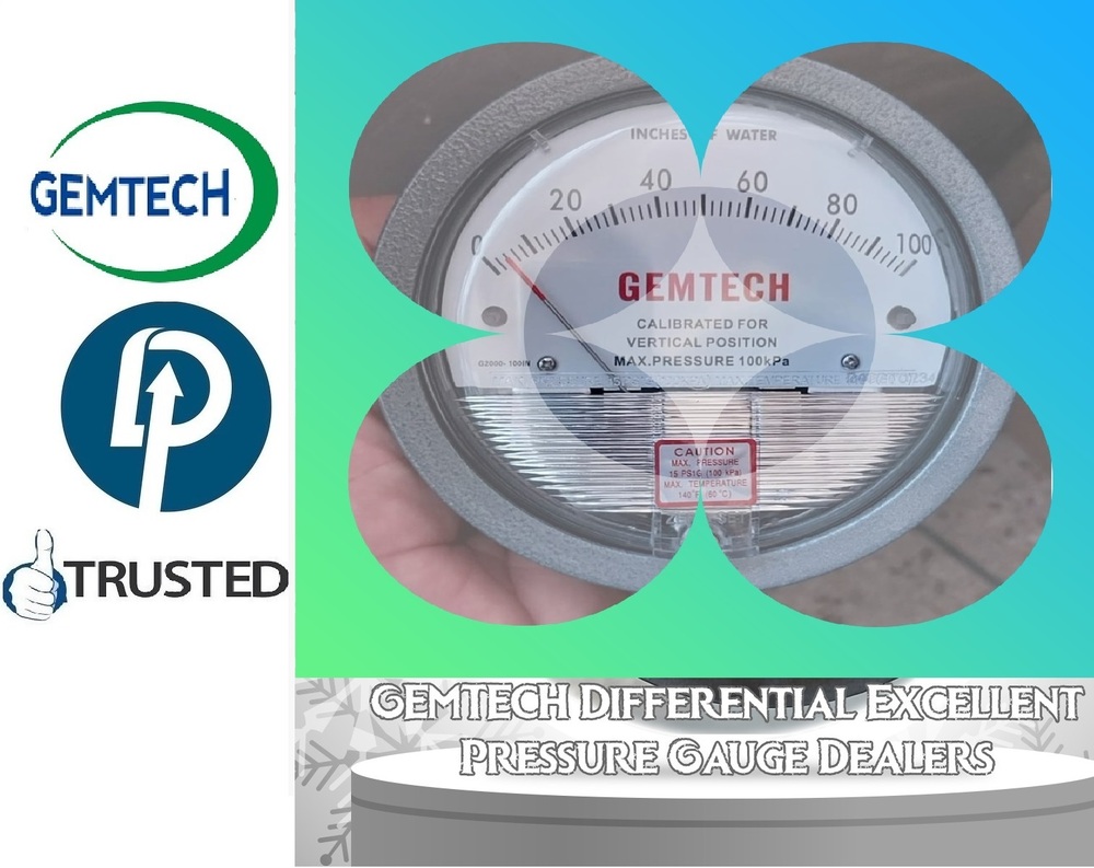 Suppliers Gemtech Differential Pressure Gauges In Pundir (Hr)