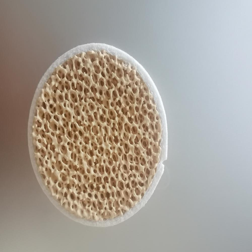 Zirconia Ceramic Foam Filter For Steel Casting - Color: Yellow