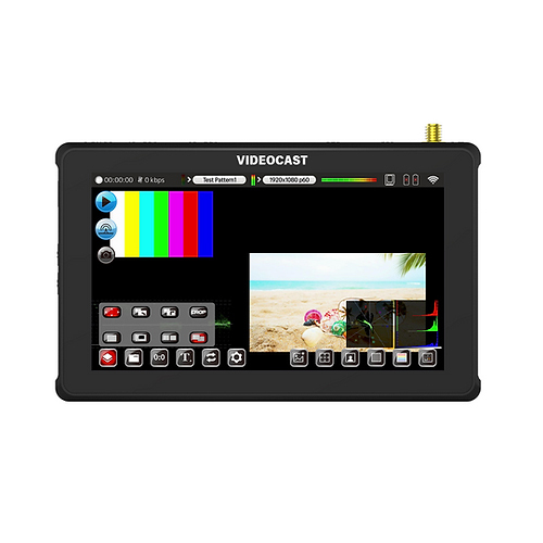 Videocast V5 Video Switcher Mixer For Live Streaming - Color: Black