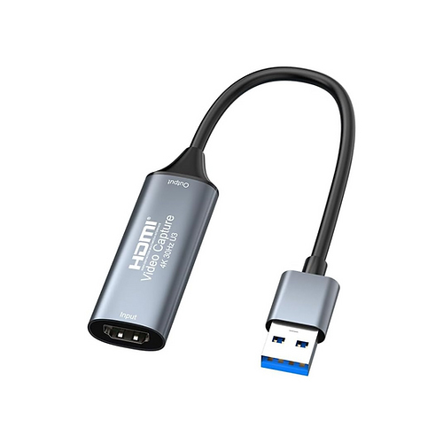 Videocast 4K Hdmi Video Capture Device For Live Streaming - Color: Grey