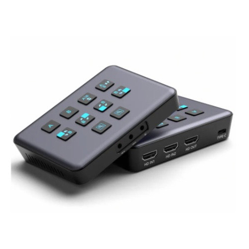 Videocast 2 Channel Hdmi Usb 3.0 Video Capture Card Device With Loop Out Mixer - Color: Grey