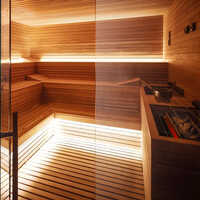 Resort Sauna Bath - Color: Brown