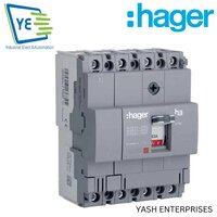 Hager Mccb X160 100a 4p 18ka - Color: Grey