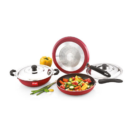 Ss 207 5Pcs Gift Set Ss Lid Induction Base - Material: Metal