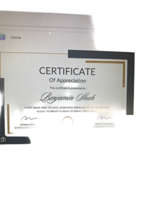 Certificate papers