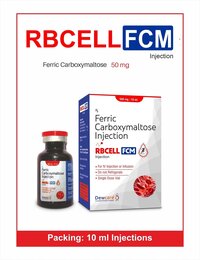 Rbcell Fcm Injection - Ferric Carboxymaltose Injection 100 Mg/5 Ml | Iron Supplement For Treating Iron Deficiency Anemia