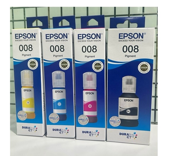 Original ink Epson 008 Set of 4 bottle (B/C/Y/M)