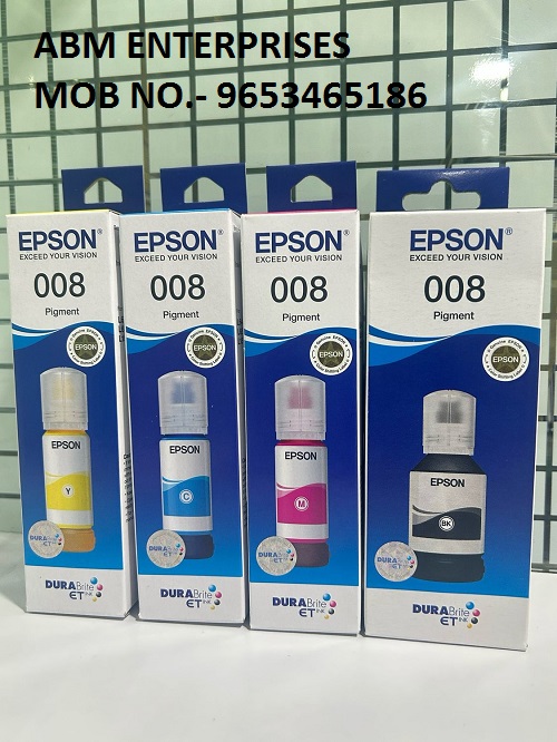 Original ink Epson 008 Set of 4 bottle (B/C/Y/M)