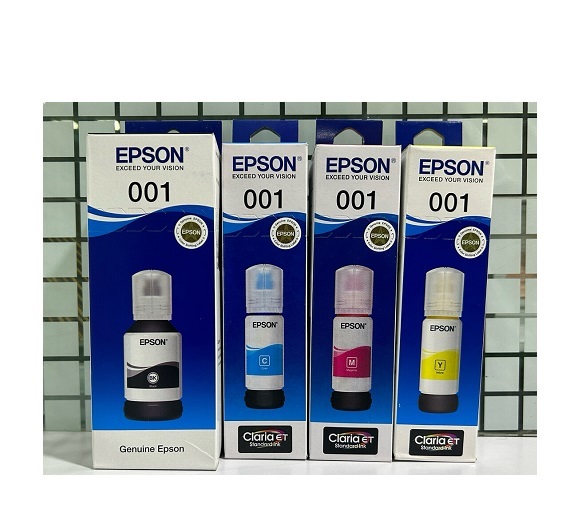 Original ink Epson 001 set of 4 bottle (B/C/Y/M)