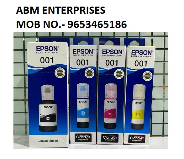 Original ink Epson 001 set of 4 bottle (B/C/Y/M)