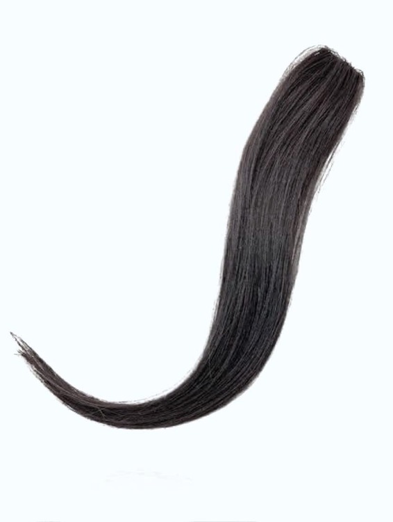 Women Straight Seamless Human Extension Single clip Hair Extension