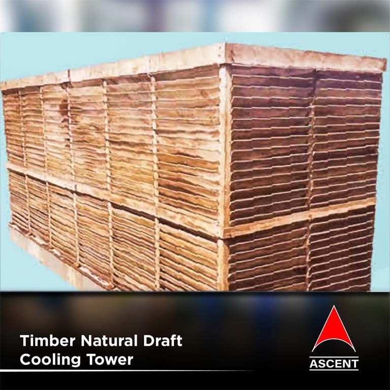 Timber Cross Flow Induced Draft Cooling Towers - Application: Power Plants