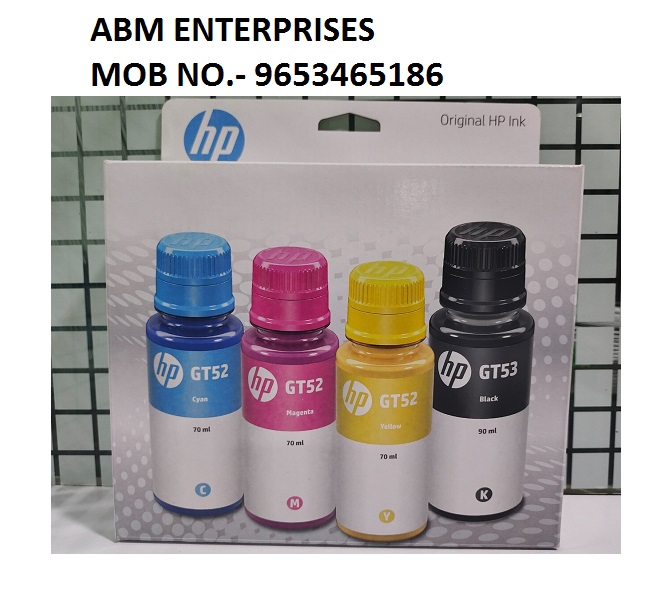 Original ink HP GT52 / GT53 Set of 4 bottle (Bk/Y/C/M)