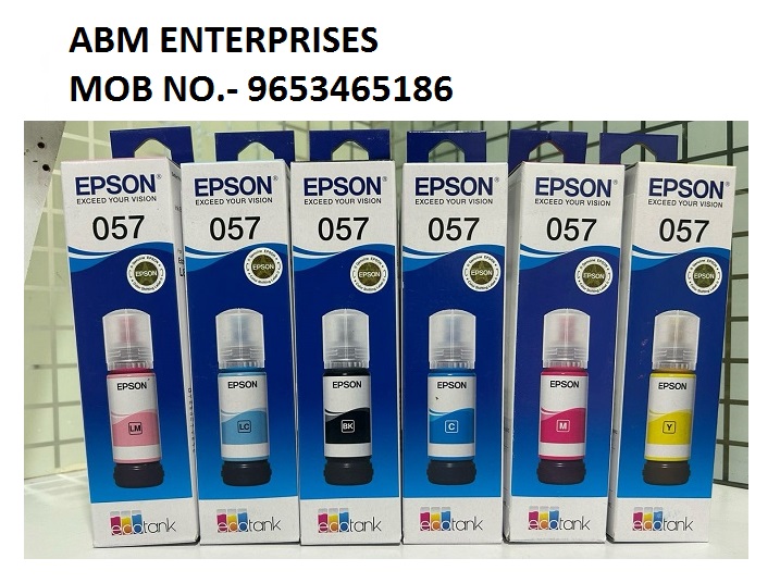 Original ink Epson 057 set of 6 bottle (B/Y/M/C/LC/LM)