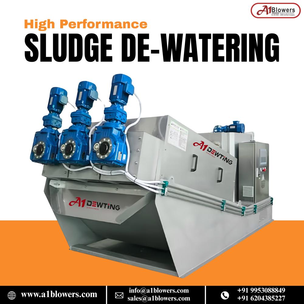 Sludge Dewatring 1m3 Machine - Color: Grey