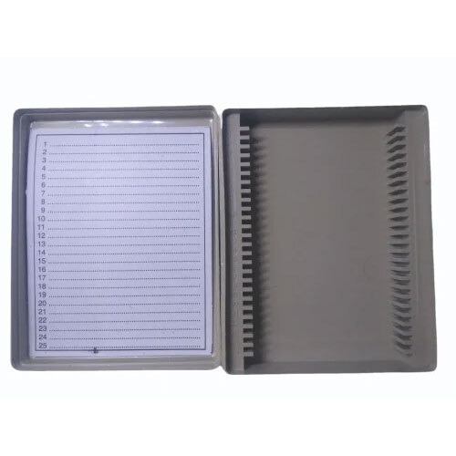Plastic Microscope Slide Box