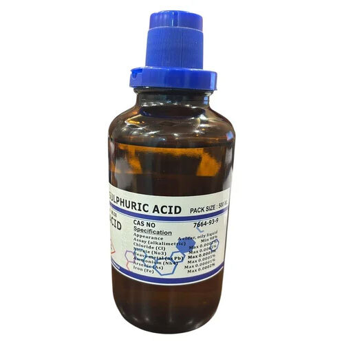प्रयोगशाला ग्रेड सल्फ्यूरिक एसिड 500 मिलीलीटर