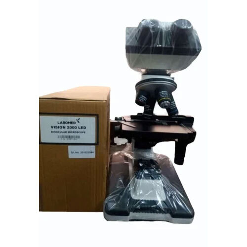 बैटरी बैकअप के साथ दूरबीन माइक्रोस्कोप