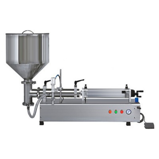 Piston Filling Machine - SS 304/316, 30x20x50 Inch, White, 220V, 1-8 Filling Heads, 15-60 fills/min, Semi-Automatic, Eco-Friendly, Low Noise, High Efficiency