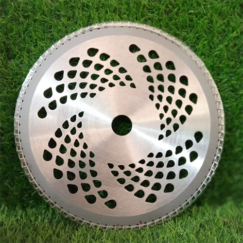 Carbide Brush Cutter Blade With 80 Teeth - Color: Silver
