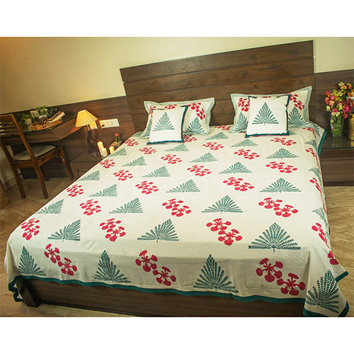 Hand Block Printed Cotton Bedsheet