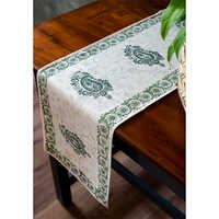 Hand Block Printed Table Runner - Color: Various Available