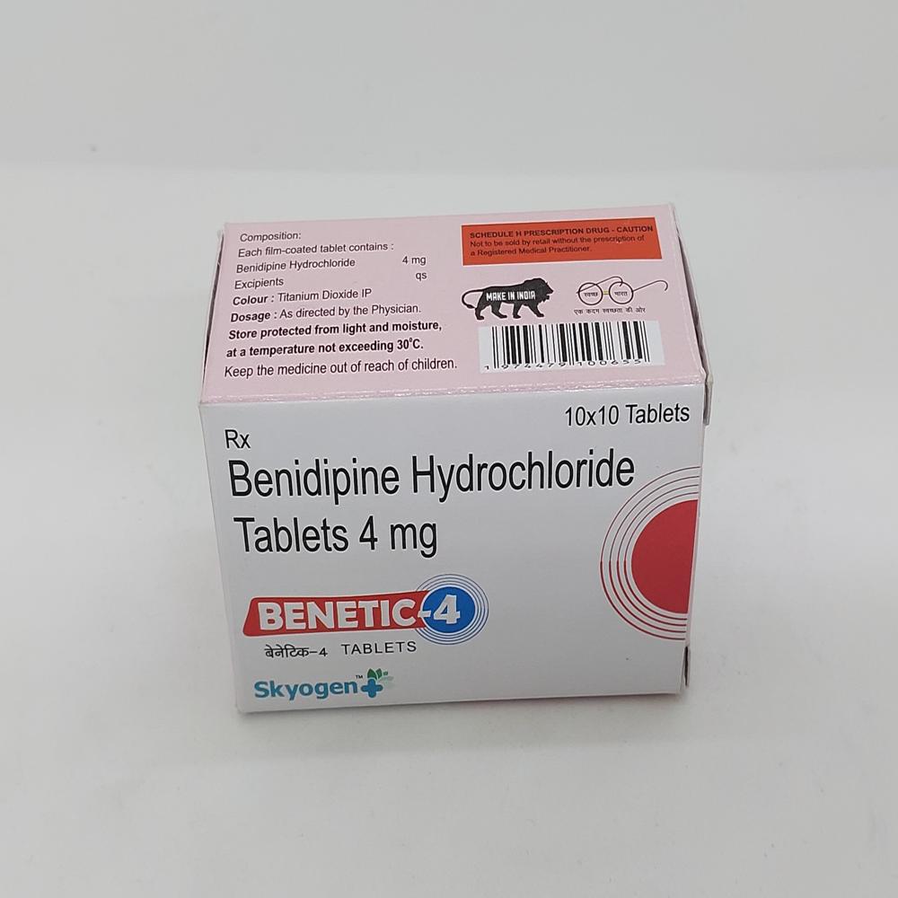 Benidipine Hydrochloride Tablet 4Mg