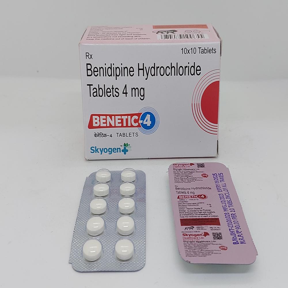 Benidipine Hydrochloride Tablet 4Mg