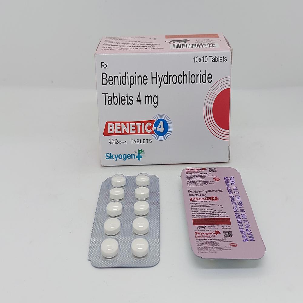 Benidipine Hydrochloride Tablet 4Mg