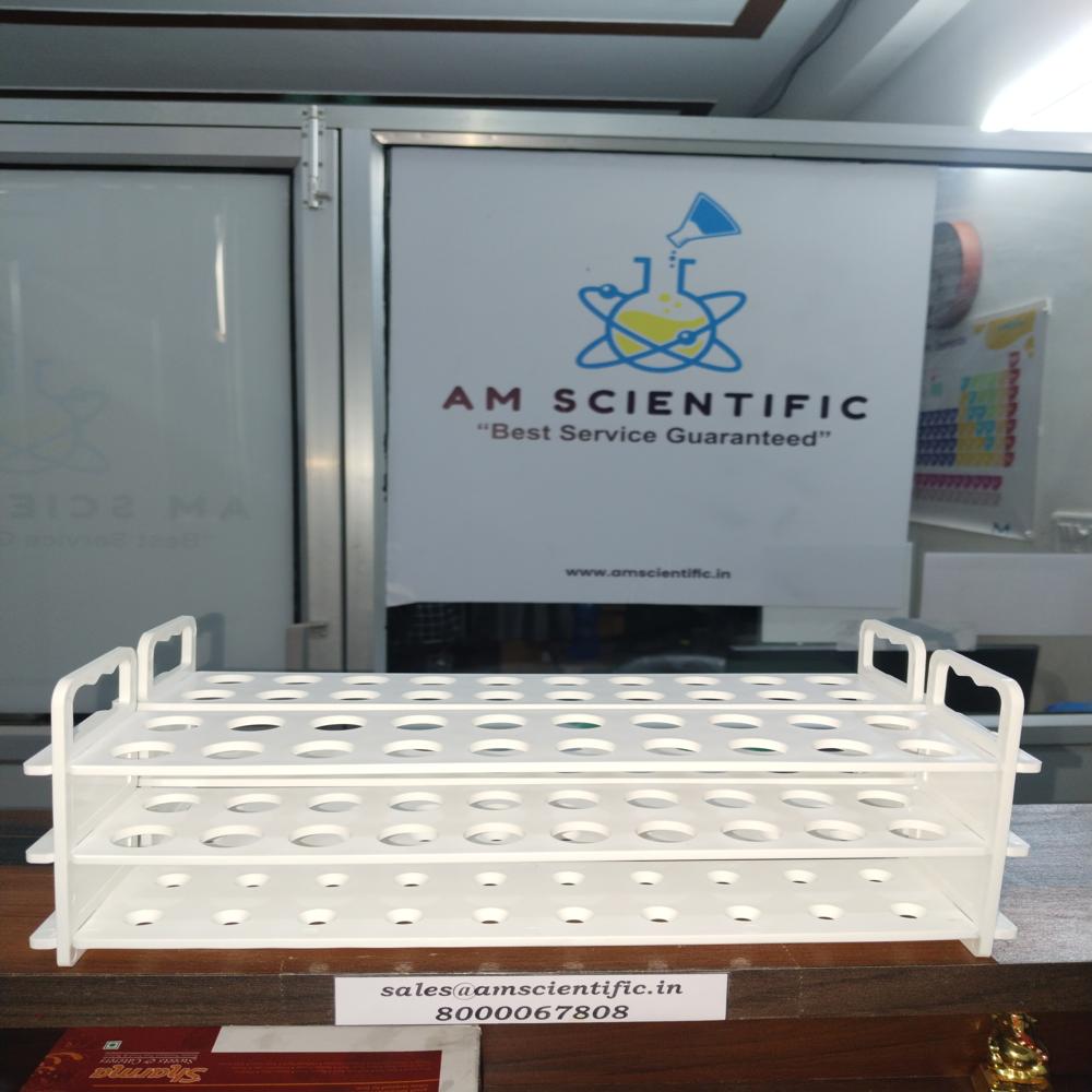 Test Tube Stand (3 Tier) P.p - Color: White