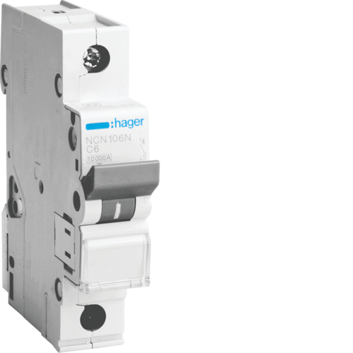32A SP MCB, MAKE - HAGER, MODEL NO: NCN132N