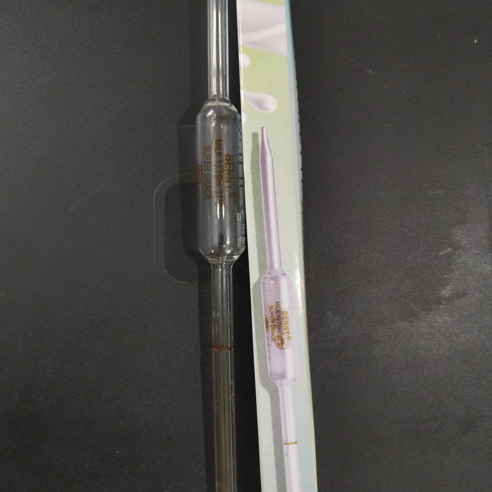 Glass Pipette Milk 10.75 Isi Mark Lmmco 15 Gm - Color: Transparent