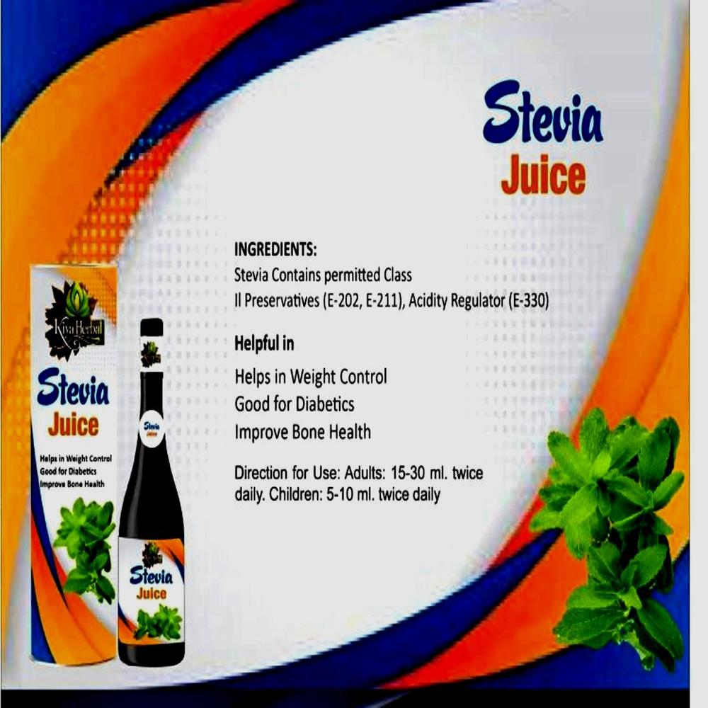 Bulk Stevia Juice 500ml - Direction: Twice A Day Morning And Evening