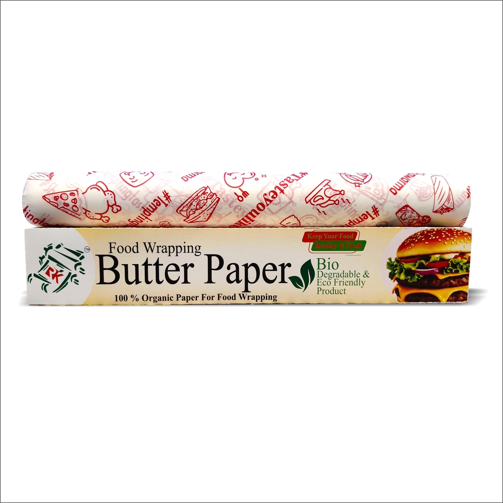 Butter Paper 30 MTR Nonveg Red Printed Paper