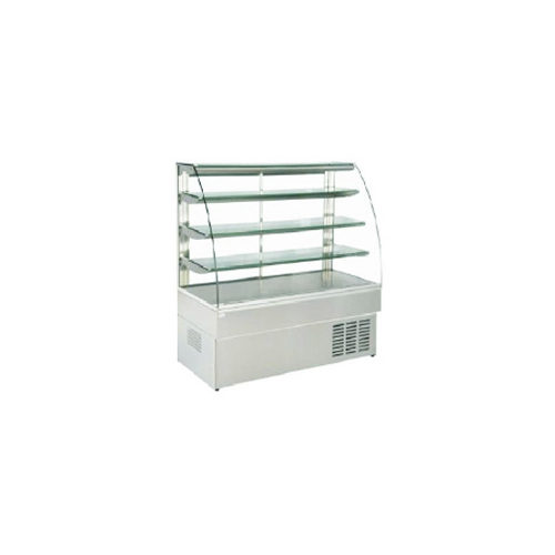 Glass Display Counter - Color: Silver