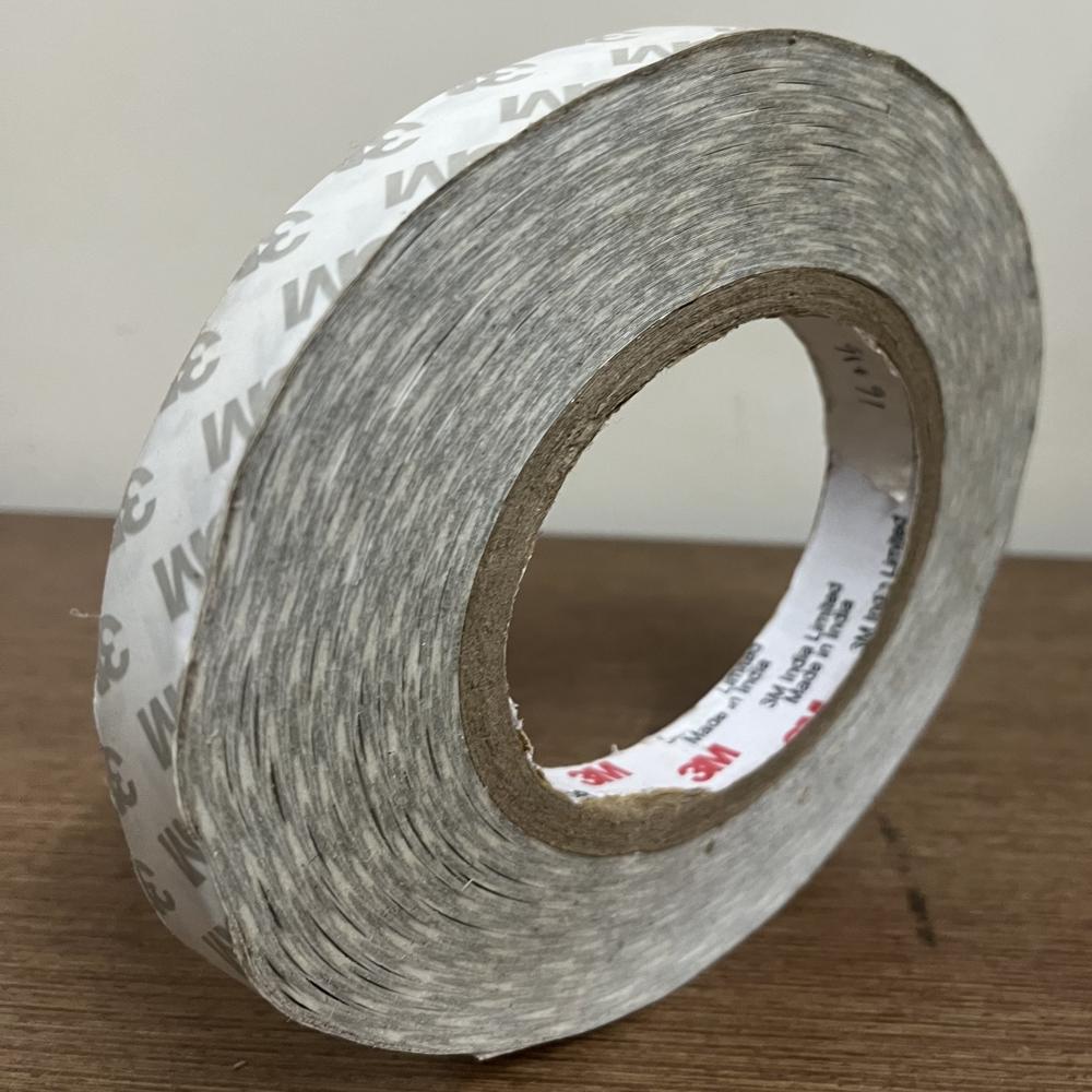 3M 91091 Double Side Tissue Tape - Color: White