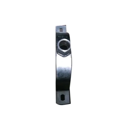6 Inch Mild Pipe Clamps - Color: Silver