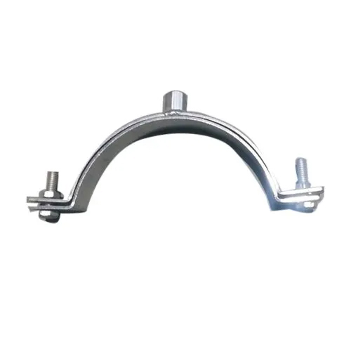 Split Support Pipe Clamp - Color: Silver