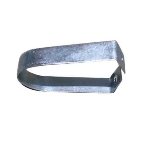 50Mm Galvanized Pipe Clamp - Color: Silver