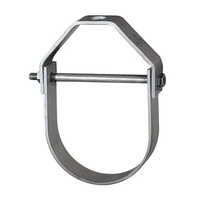 Steel Clevis Hanger - Mild Steel, 2-5 Mm Size, 1-8 Inch Length | Silver Finish, Versatile Plain Design For Durable Piping Support Applications